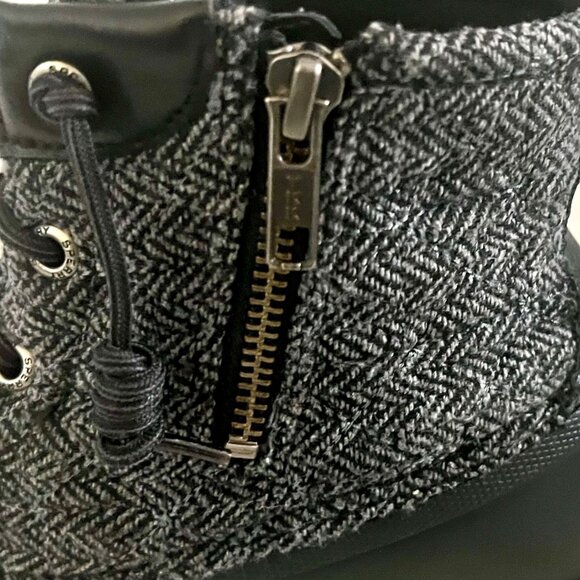 Sperry Womens Saltwater Wool Tweed Duck Boots Size 6.5 M Preppy Hunting Outdoor - Picture 7 of 10